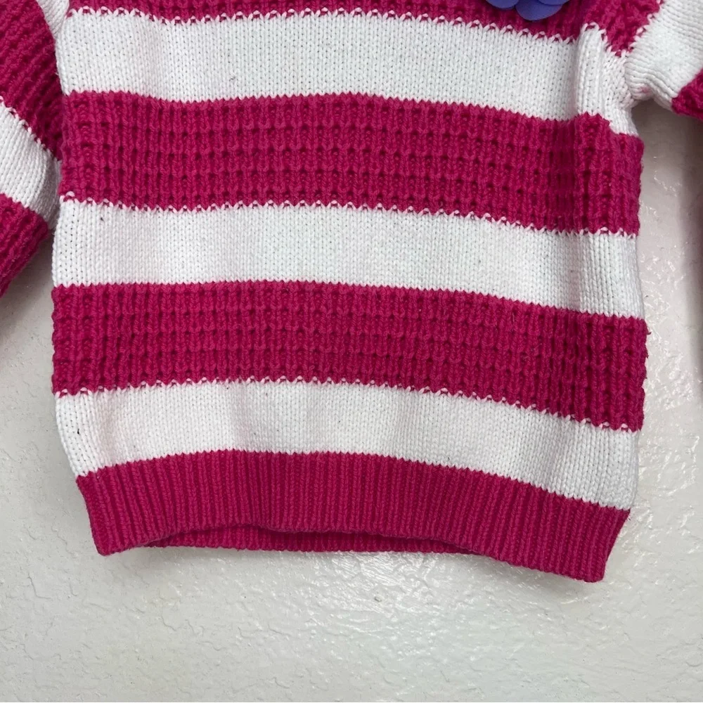 Childrens Place‎  Sweaters White Pink  Stripe Cotton